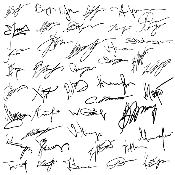 Set of autographs on paper - Law Offices of Torrence L. Howell